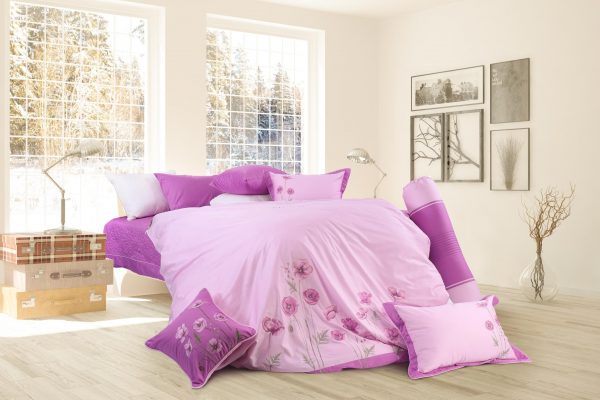 Bộ ga Hanvico phủ thêu Blue Sky – BSM72