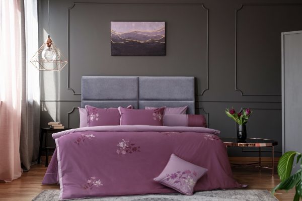 Bộ ga Hanvico phủ thêu Blue Sky – BSM74