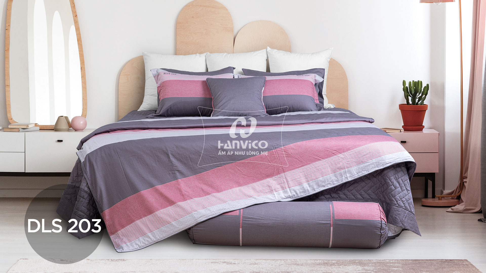 Bộ Hanvico Blue Sky Cotton T – DLS203