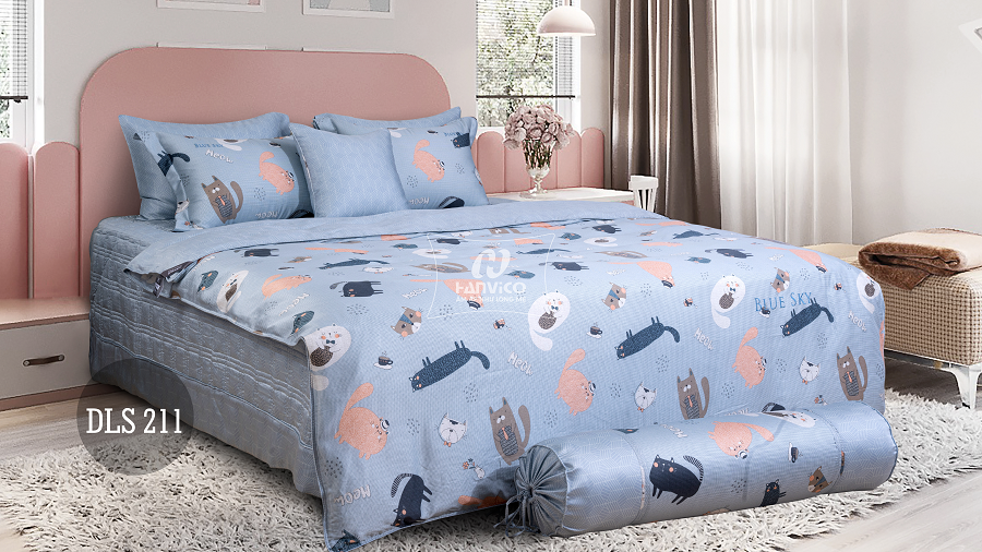 Bộ Hanvico Blue Sky Cotton T – DLS211