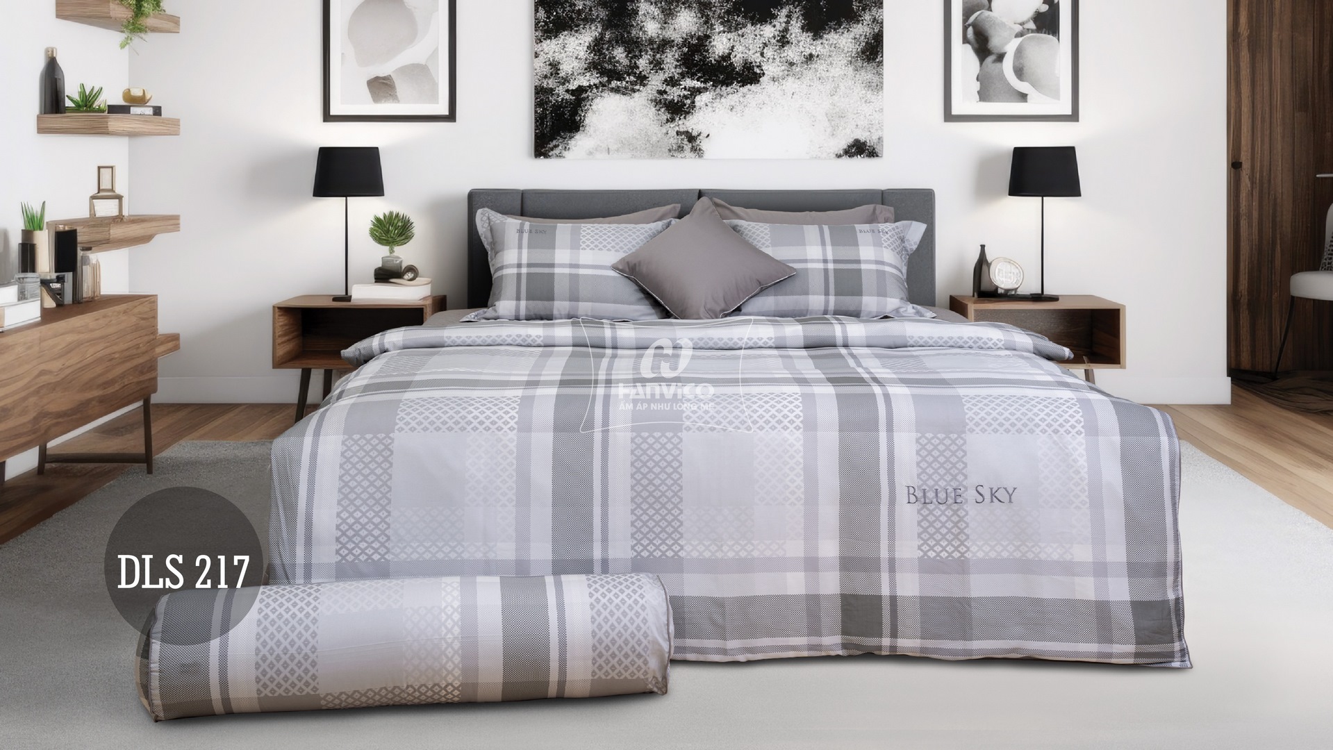 Bộ Hanvico Blue Sky Cotton T – DLS217