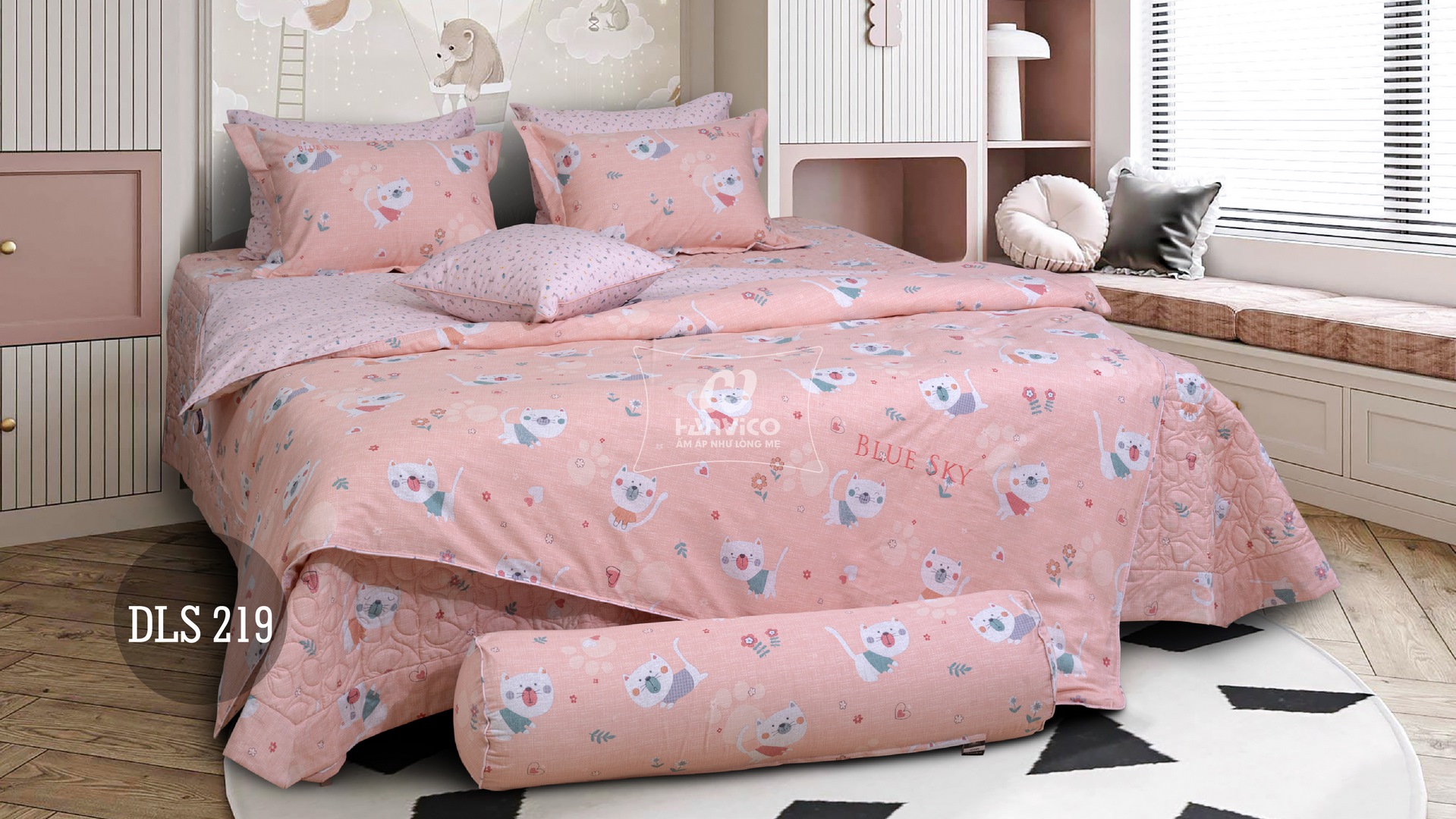 Bộ Hanvico Blue Sky Cotton T – DLS219