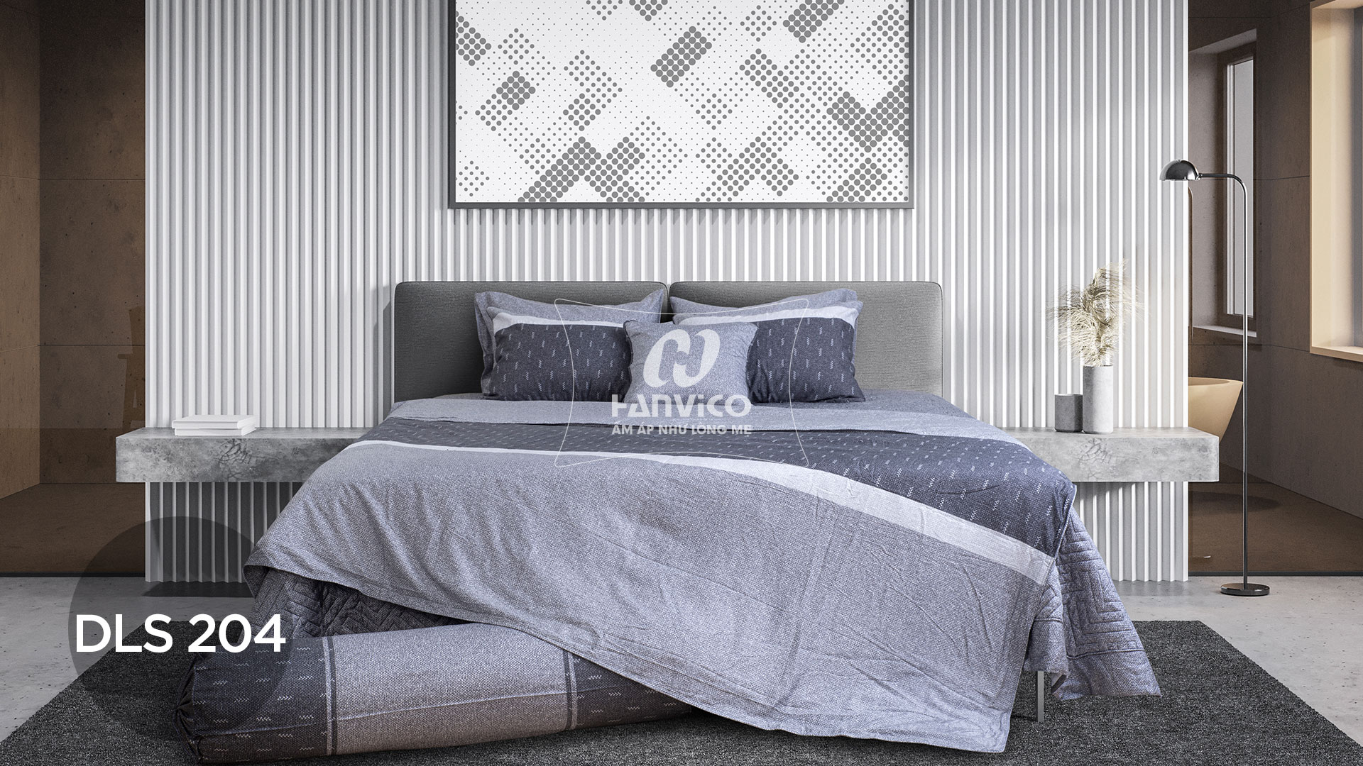 Bộ Hanvico Blue Sky Cotton T – DLS204