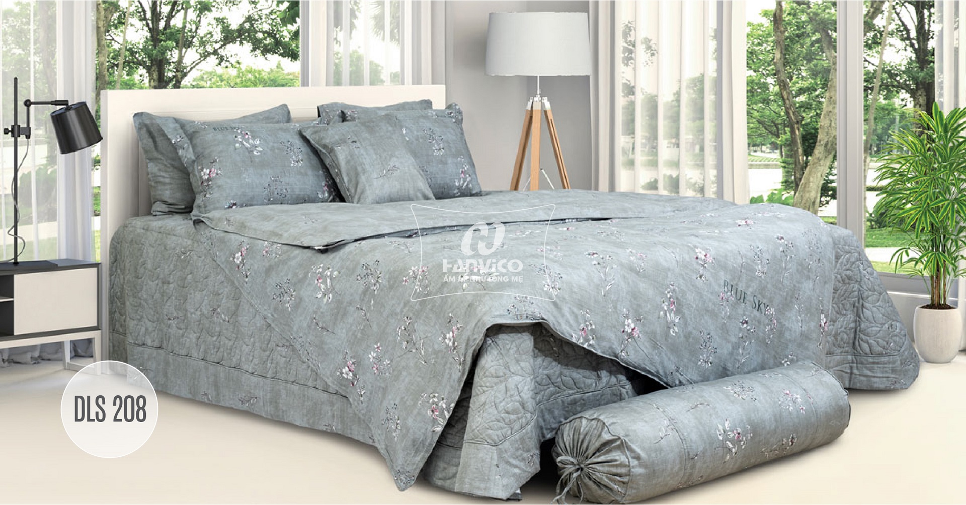 Bộ Hanvico Blue Sky Cotton T – DLS208