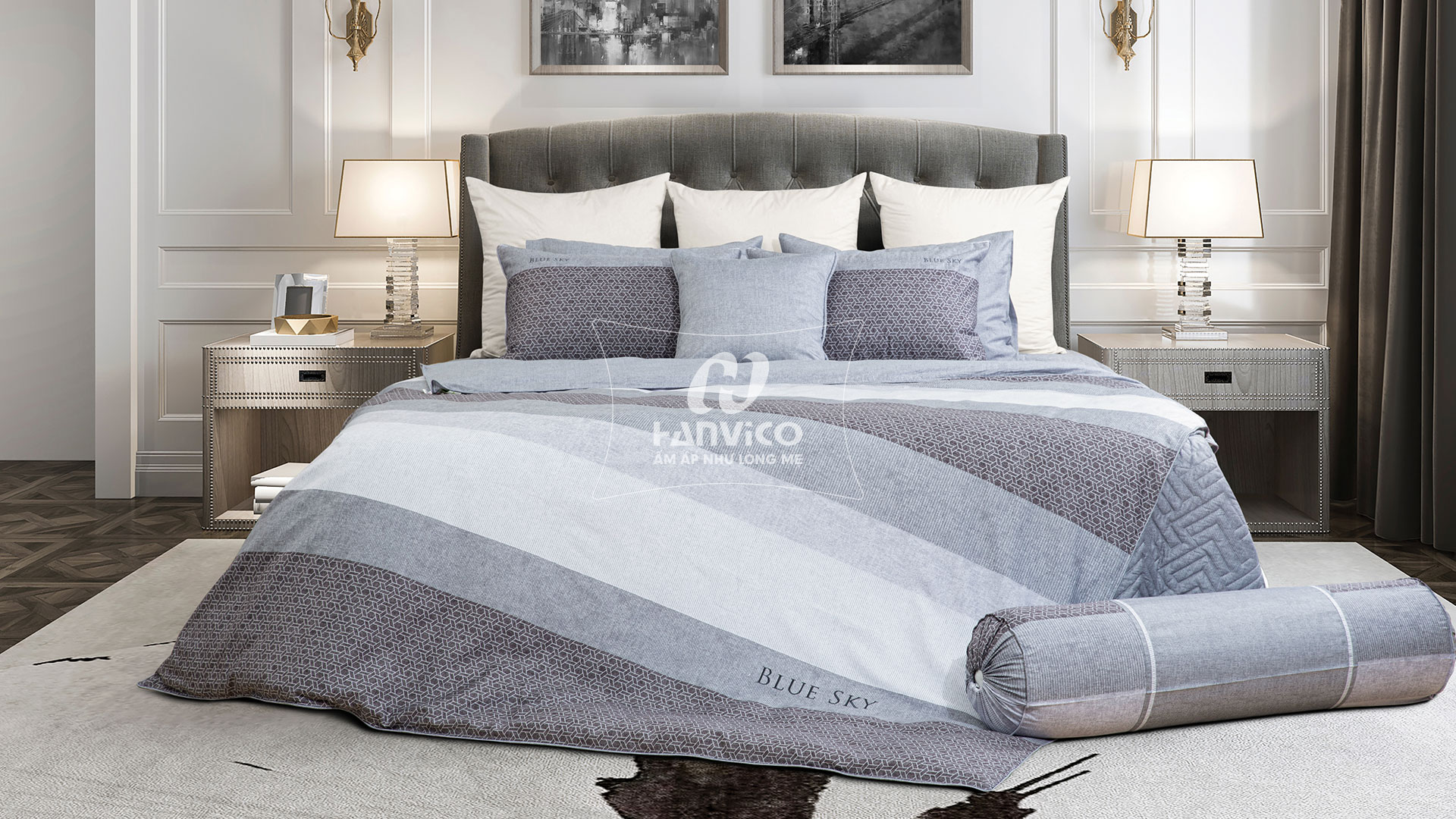 Bộ Hanvico Blue Sky Cotton T –  DLP185