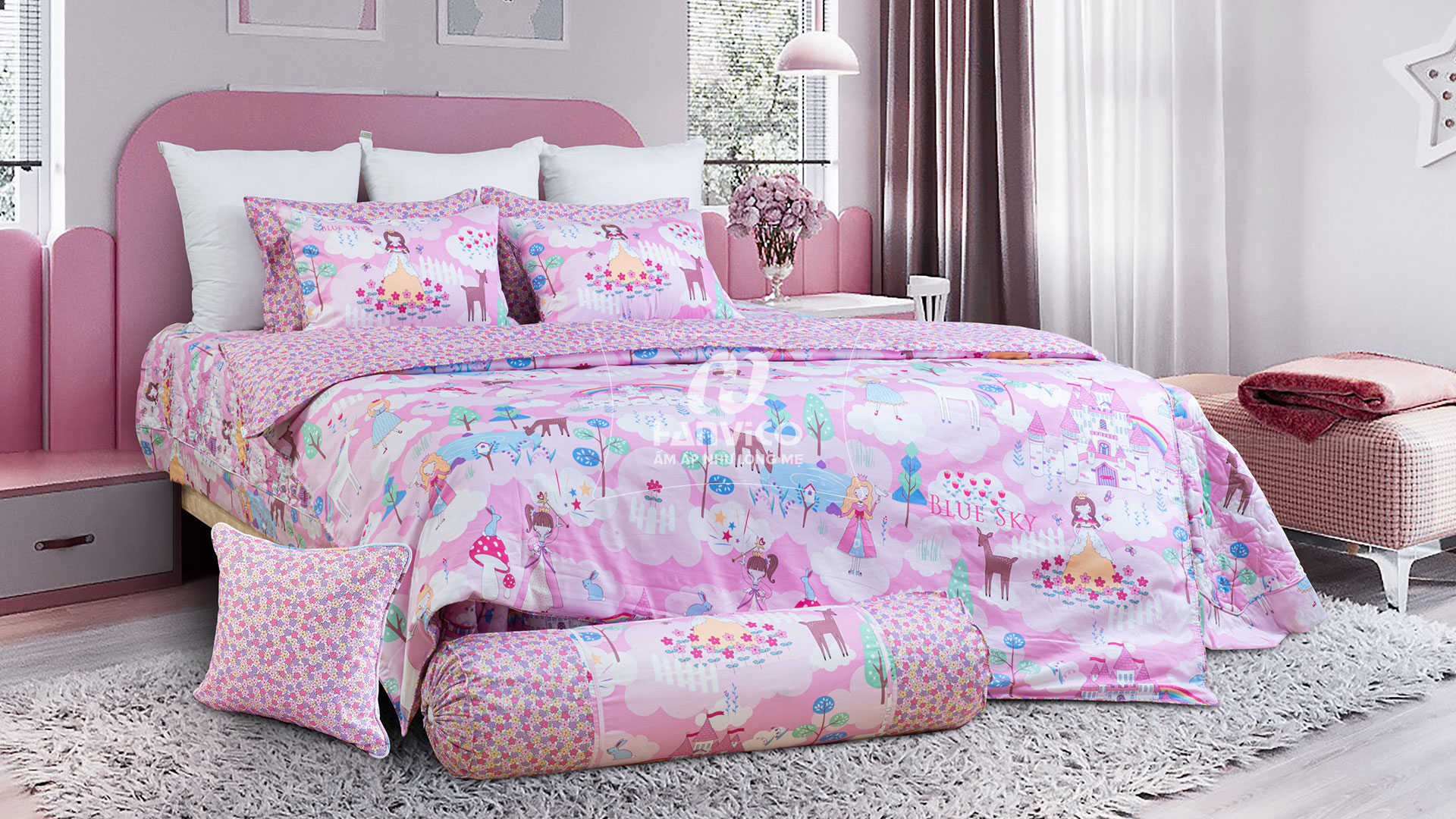 Bộ Hanvico Blue Sky Cotton T – DLP192