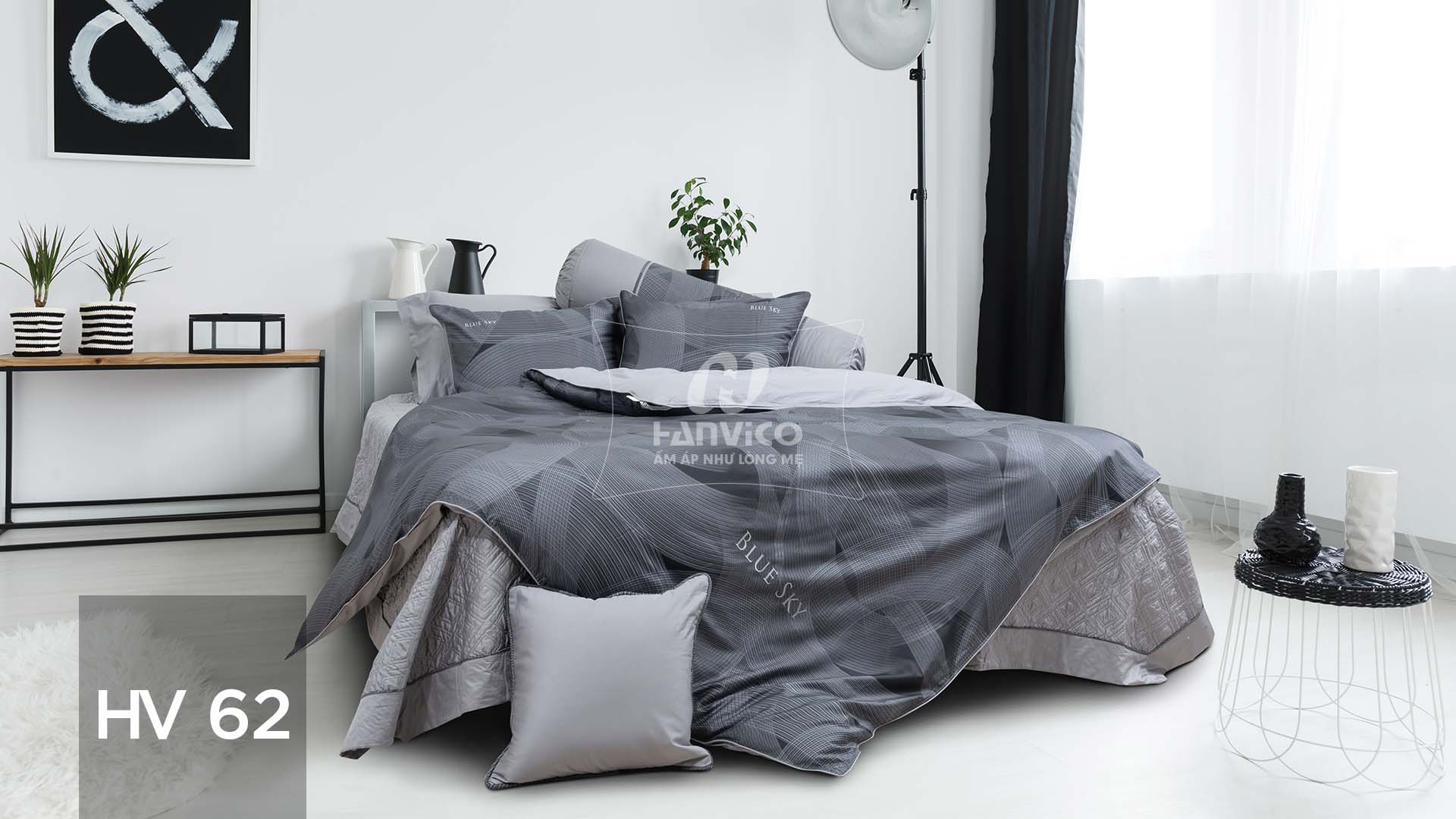 Bộ ga phủ Hanvico Blue Sky HV62