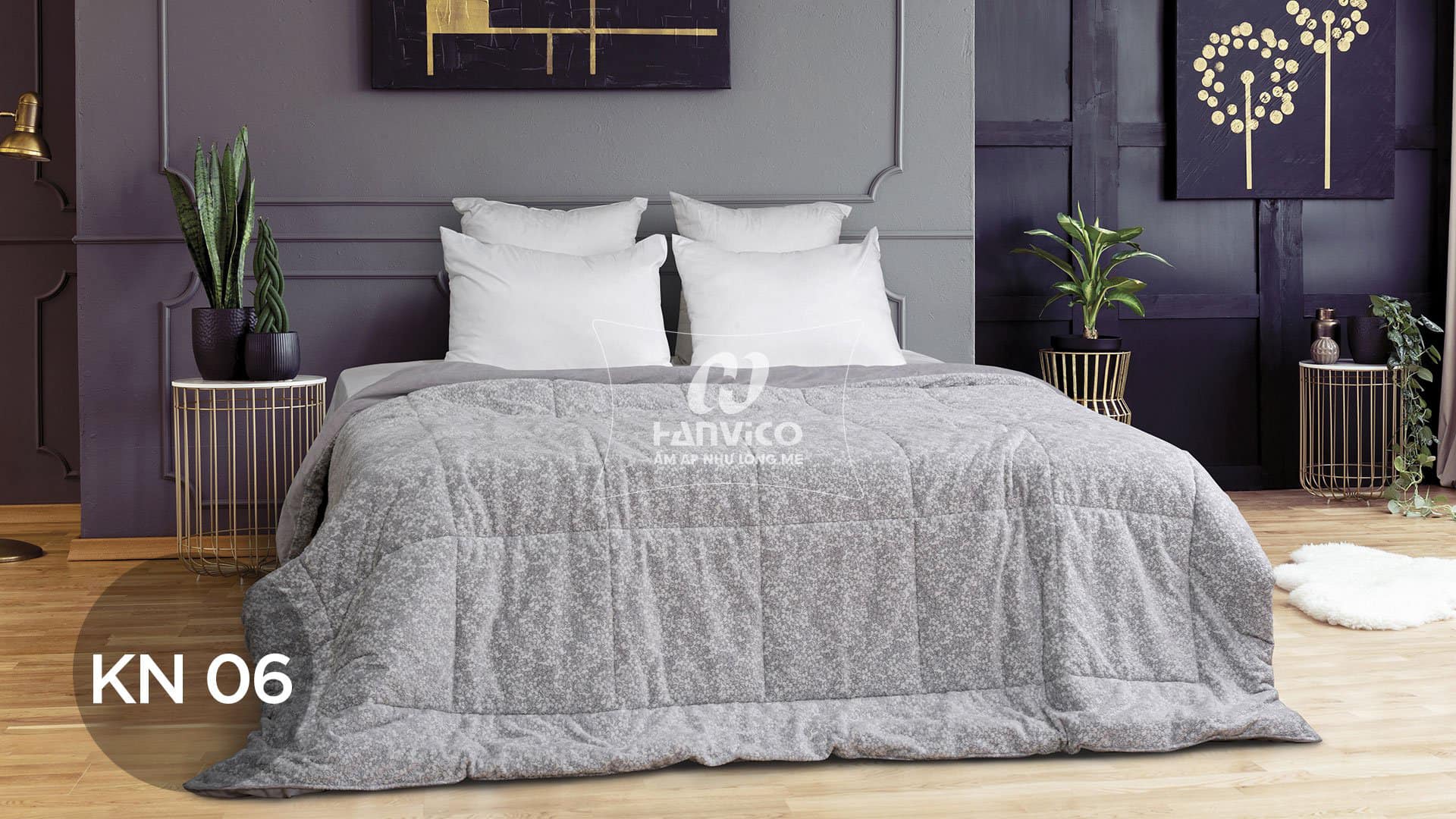 Chăn lông cừu 210*240 Hanvico Ruby - KN6