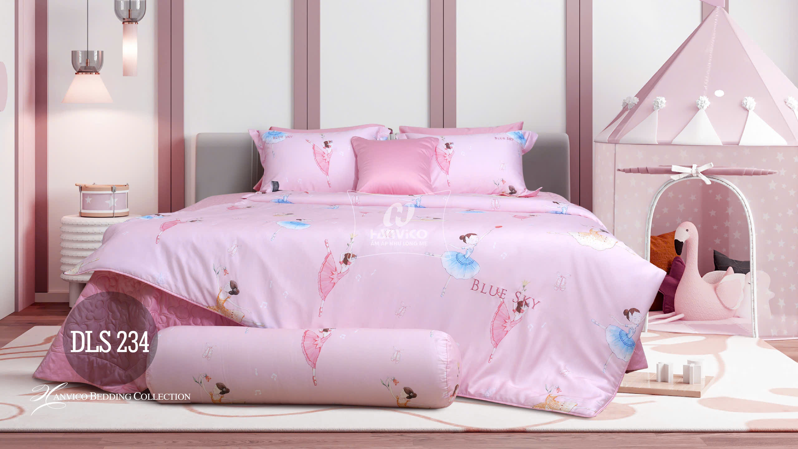 Bộ Hanvico Blue Sky Cotton T – DLS234