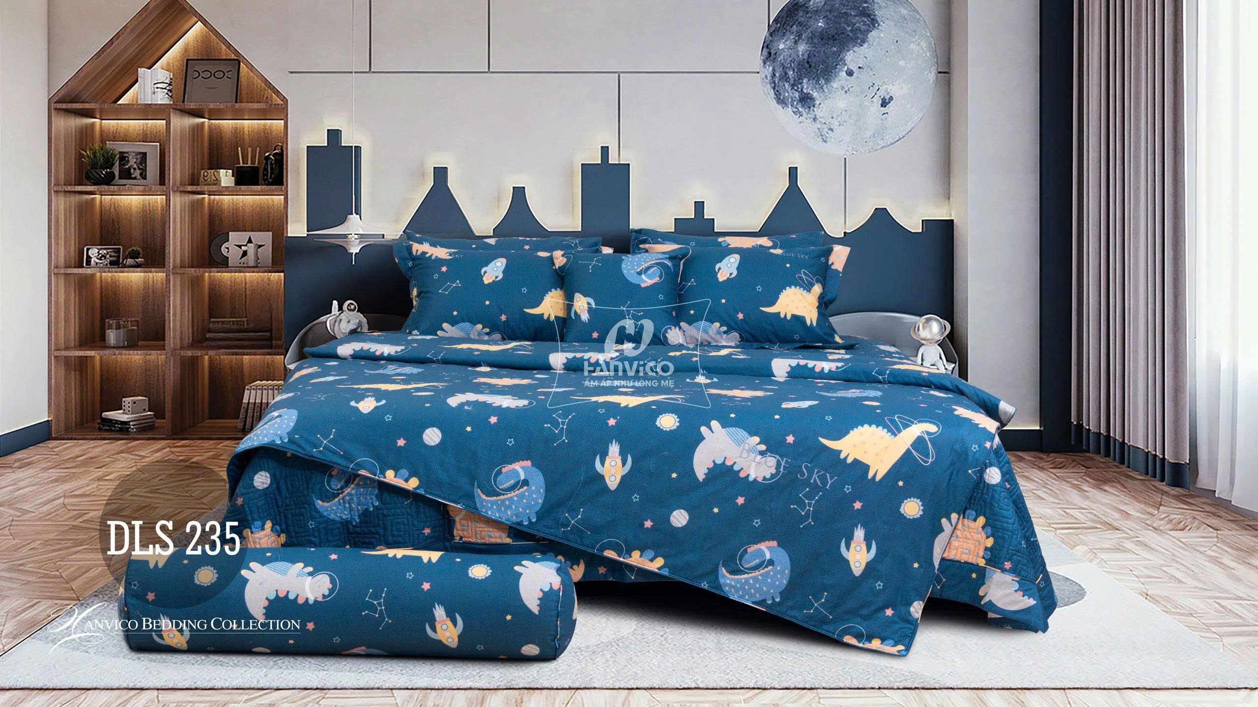 Bộ Hanvico Blue Sky Cotton T – DLS235